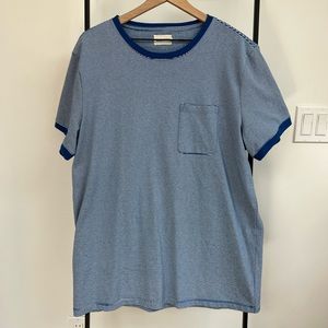 Taylor Stitch blue striped T-Shirt